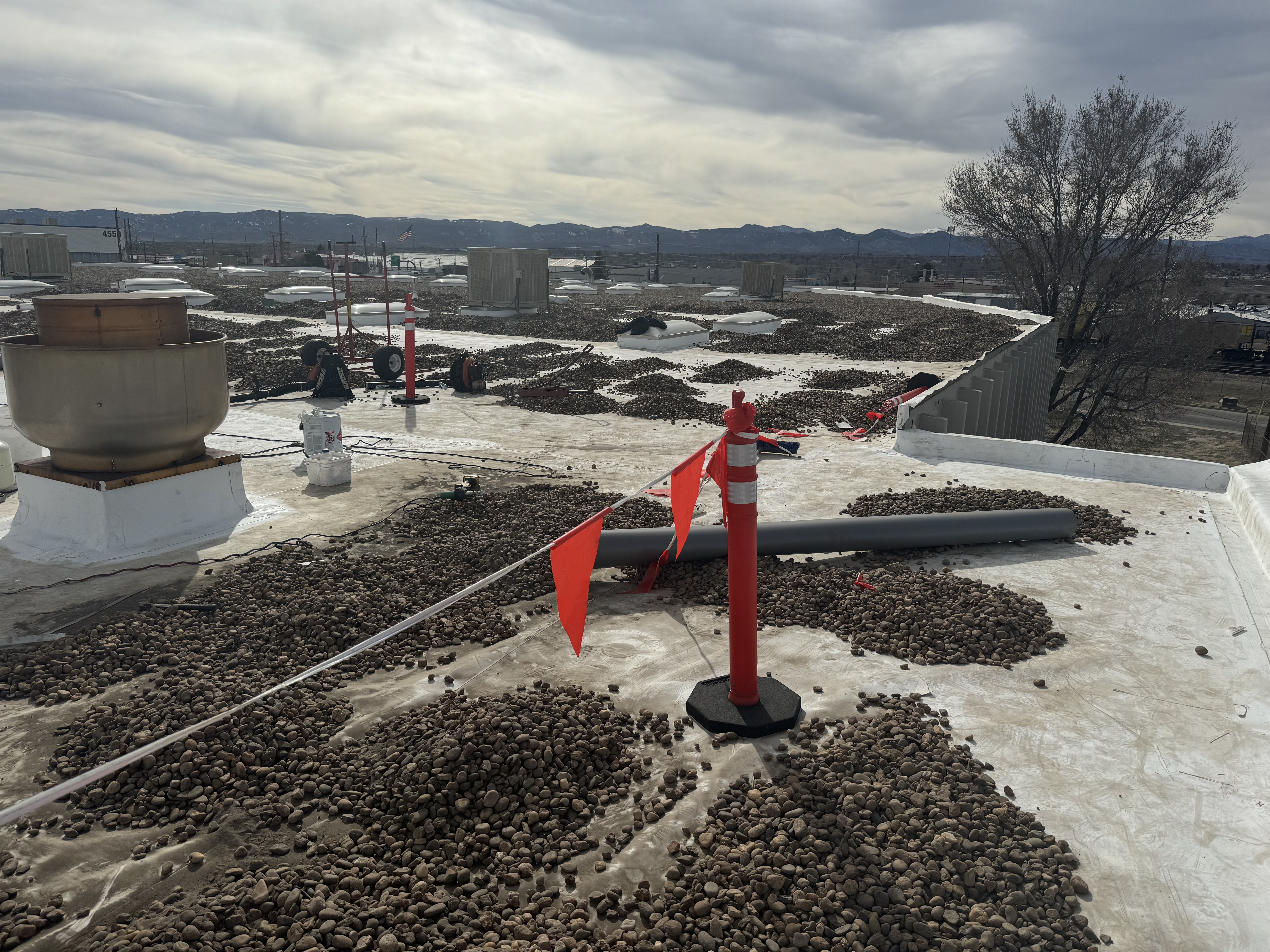 Ballasted TPO CHI Roof