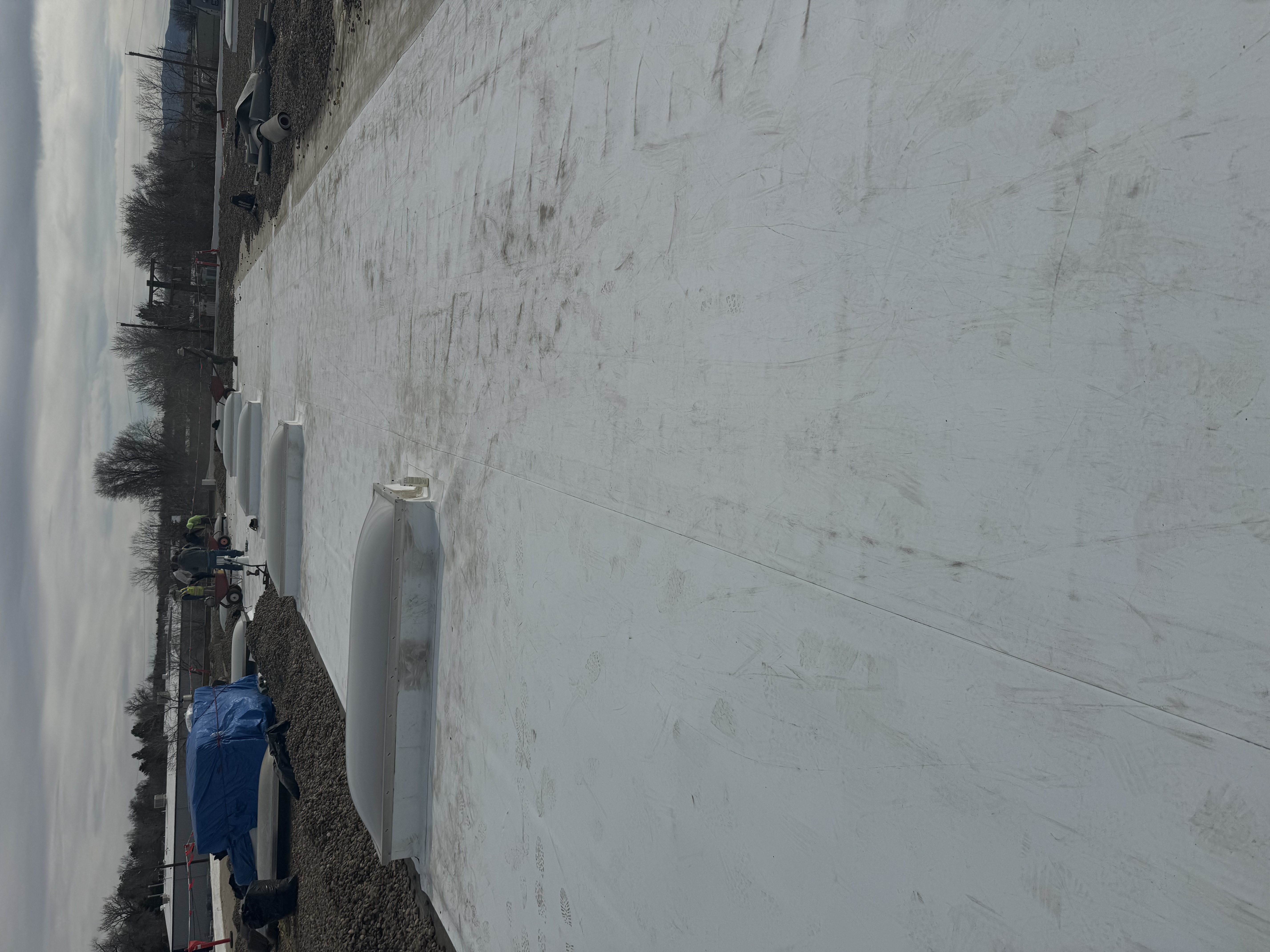 Ballasted TPO CHI Roof